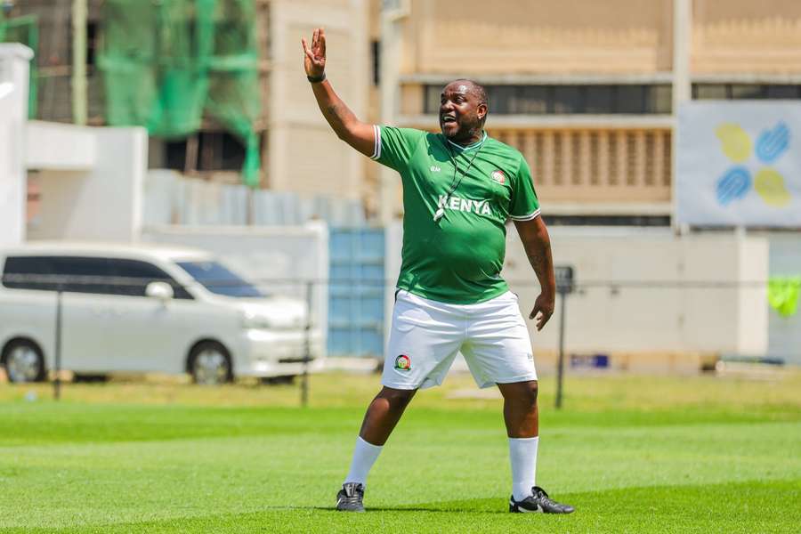 Kenya coach Benni McCarthy Kenya coach Benni McCarthy
