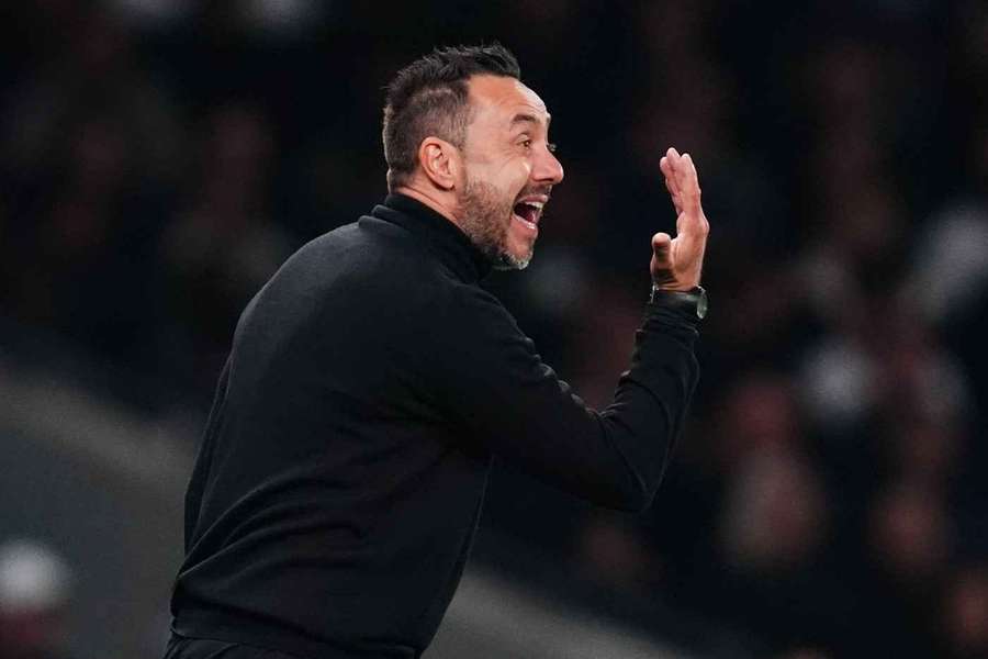 Tottenham manager Roberto De Zerbi Tottenham manager Roberto De Zerbi