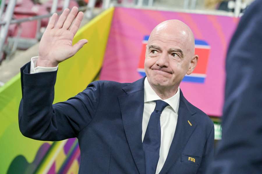 FIFA president Infantino in Lodz FIFA president Infantino in Lodz