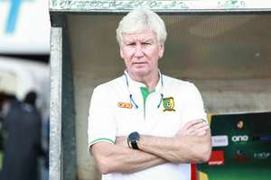 Cameroon&#39;s head coach Marc Brys and his team have stepped down due to unpaid wages.