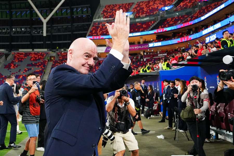 Current FIFA President Gianni Infantino Current FIFA President Gianni Infantino