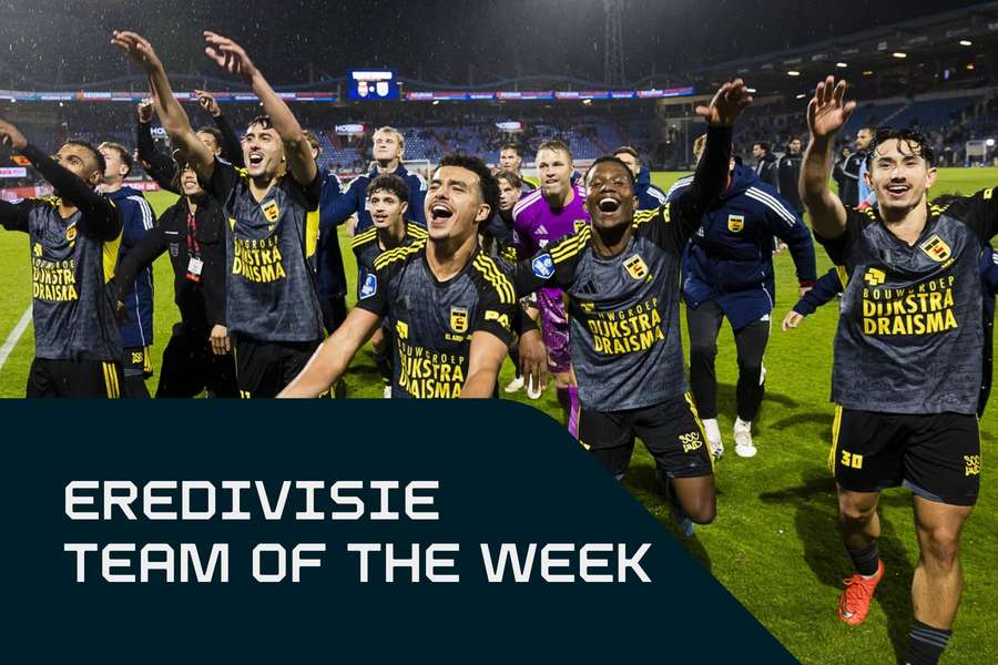SC Cambuur celebrate the big win over Willem II SC Cambuur celebrate the big win over Willem II