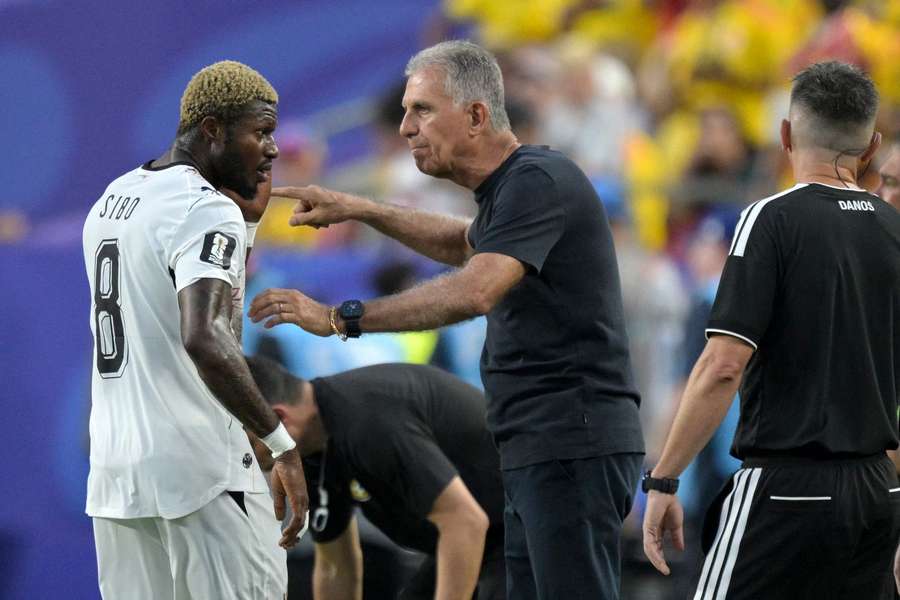 Kwasi Sibo and Carlos Queiroz at the 2026 World Cup Kwasi Sibo and Carlos Queiroz at the 2026 World Cup