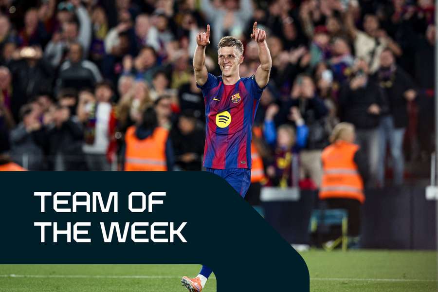 Dani Olmo starred for Barcelona against Alaves