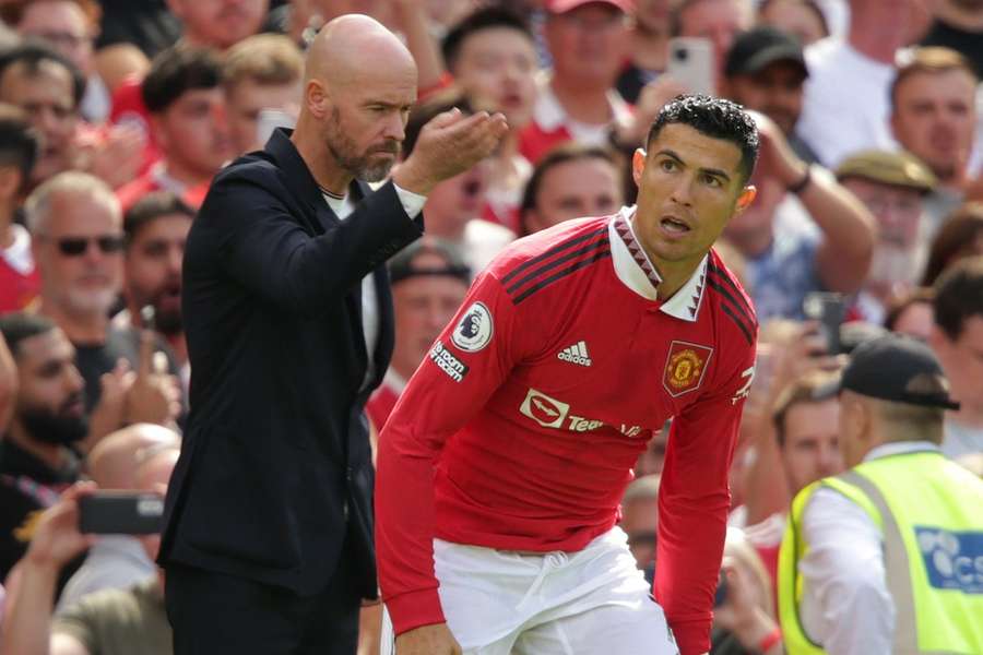 Ten Hag briefly managed Ronaldo at Man Utd