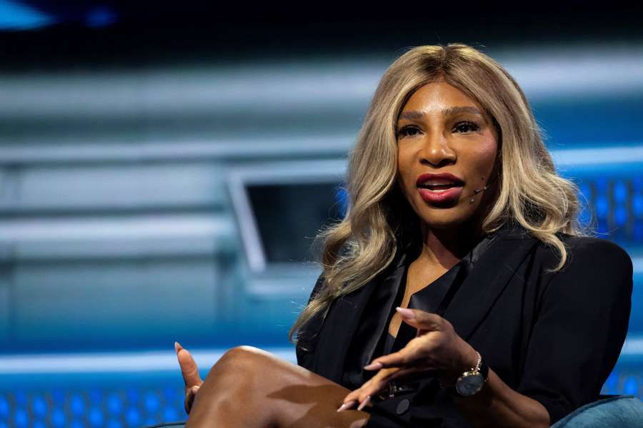 Serena Williams speaks during the America Business Forum Serena Williams speaks during the America Business Forum