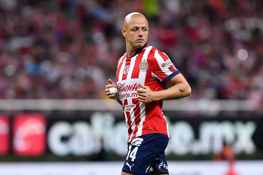 Chicharito in action for Guadalajara