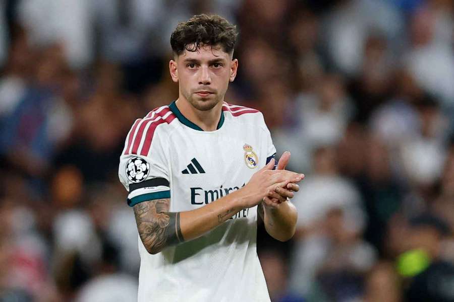 Real Madrid's Valverde is set for a spell on the sidelines Real Madrid's Valverde is set for a spell on the sidelines