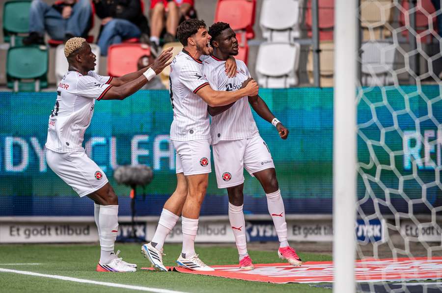 FC Midtjylland won the heated derby against Viborg