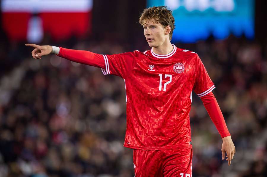 August Priske missed a great chance to give Denmark the win