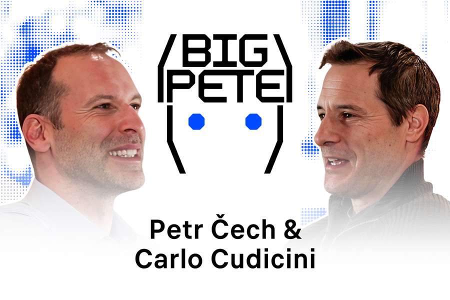 Petr Čech and Carlo Cudicini, former Chelsea teammates Petr Čech and Carlo Cudicini, former Chelsea teammates