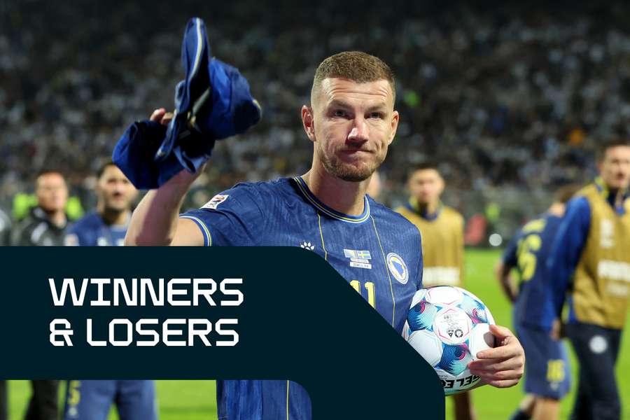 Edin Dzeko retired from international football following Bosnia and Herzegovina's 1-1 draw with Sweden Edin Dzeko retired from international football following Bosnia and Herzegovina's 1-1 draw with Sweden