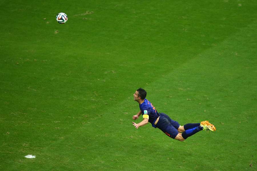Robin van Persie's famous World Cup goal Robin van Persie's famous World Cup goal