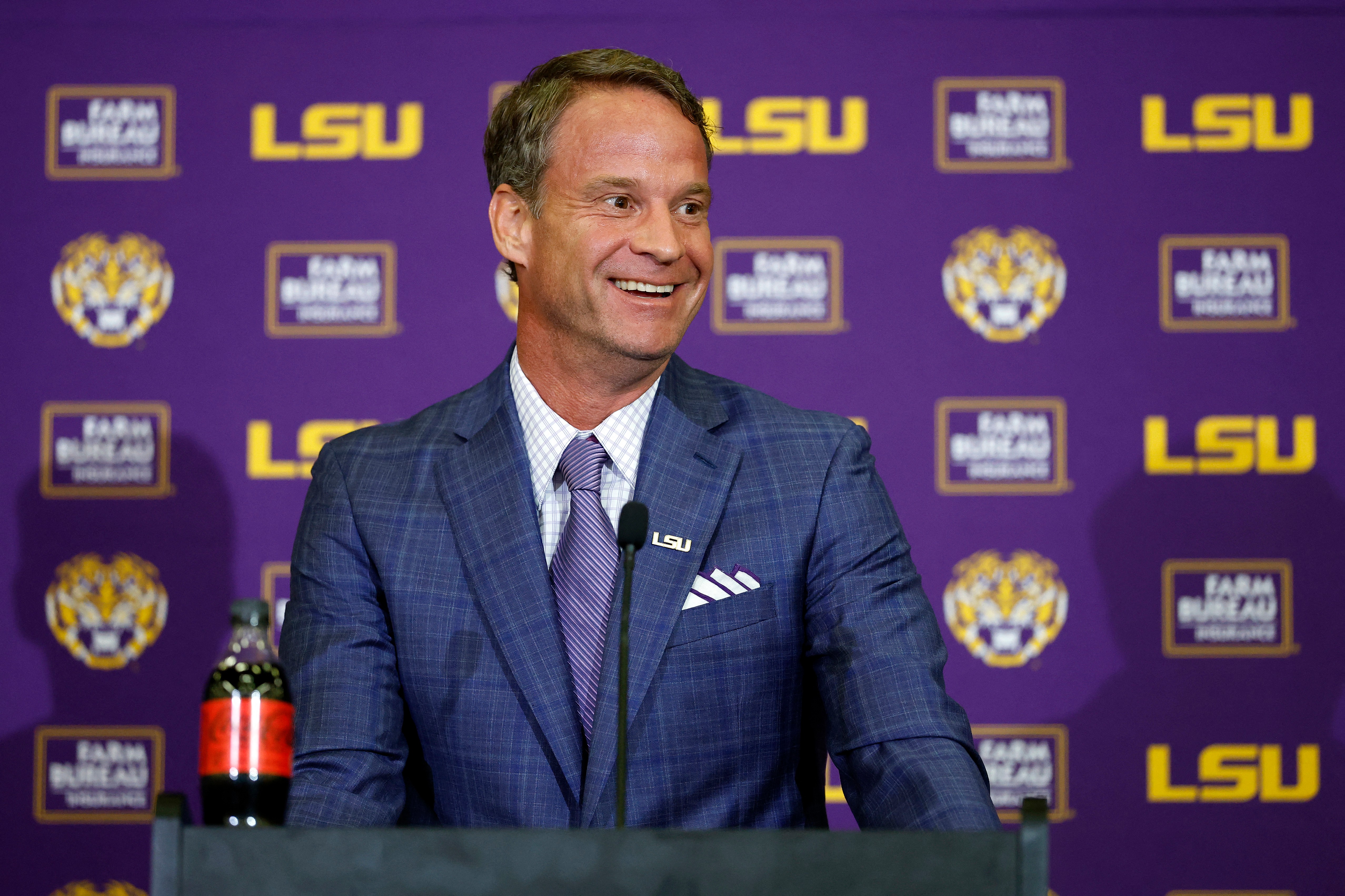 Lane Kiffin upon being appointed head coach: &#39;LSU represents the best position in football&#39;