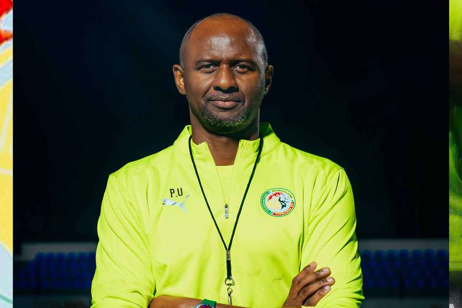 Senegal coach Patrick Vieira