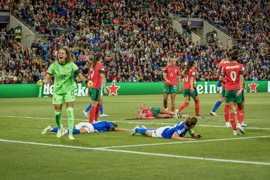 Portugal and Italy battled to a draw