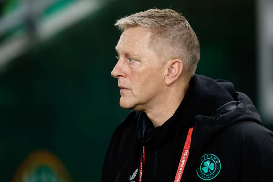 Hallgrimsson on the touchline