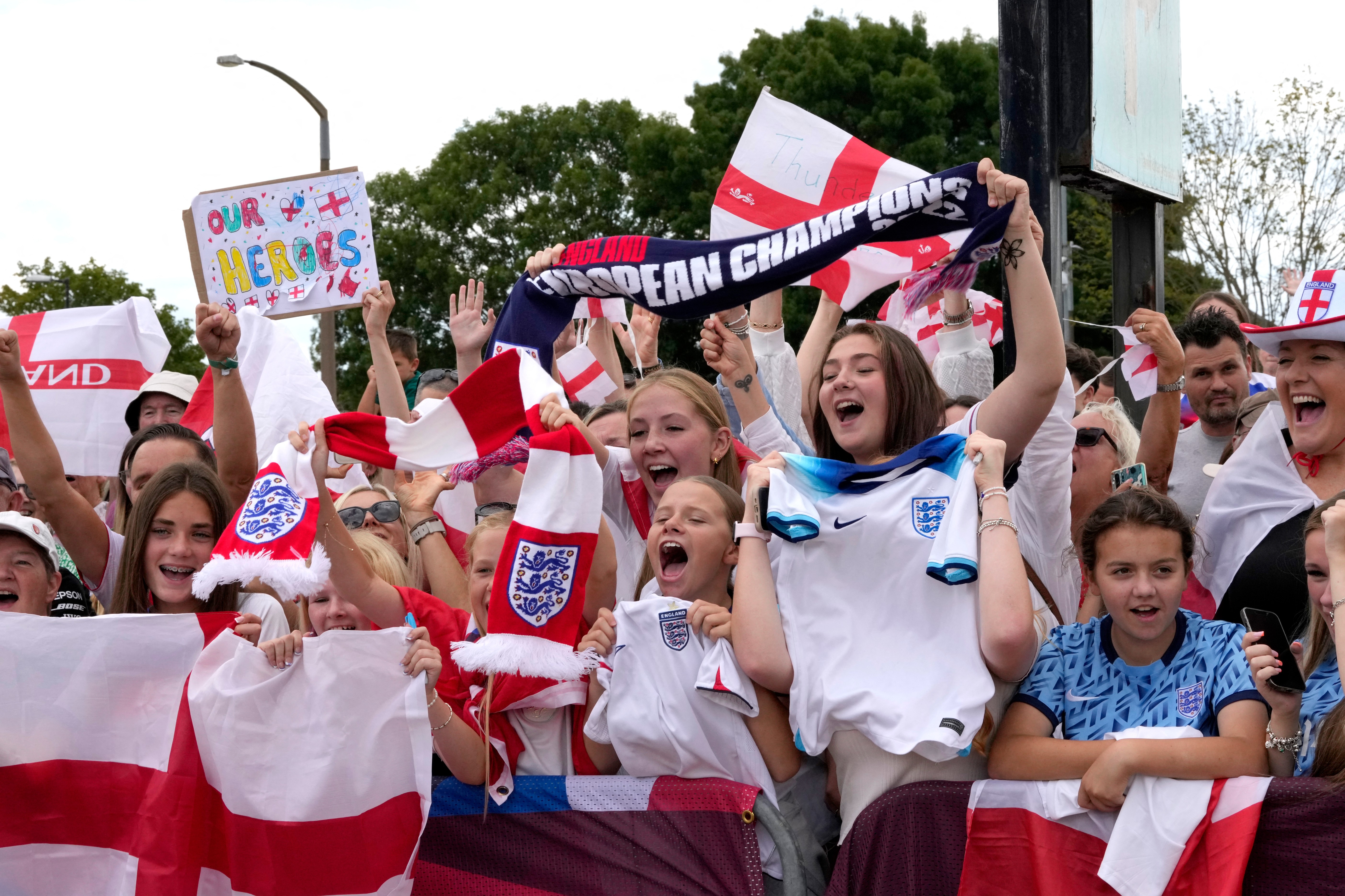 A heroes&#39; welcome awaits the Lionesses after their triumph at EURO 2025