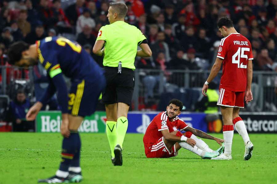 Diaz picked up an injury against Arsenal Diaz picked up an injury against Arsenal