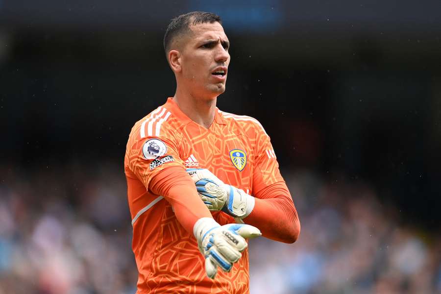 Joel Robles in action for Leeds Joel Robles in action for Leeds