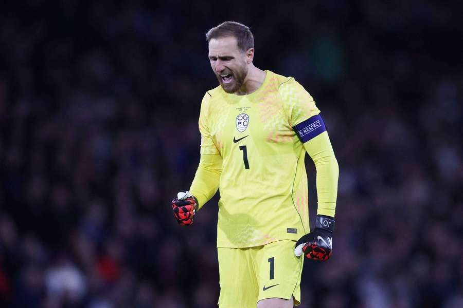 Slovenia's Jan Oblak Slovenia's Jan Oblak