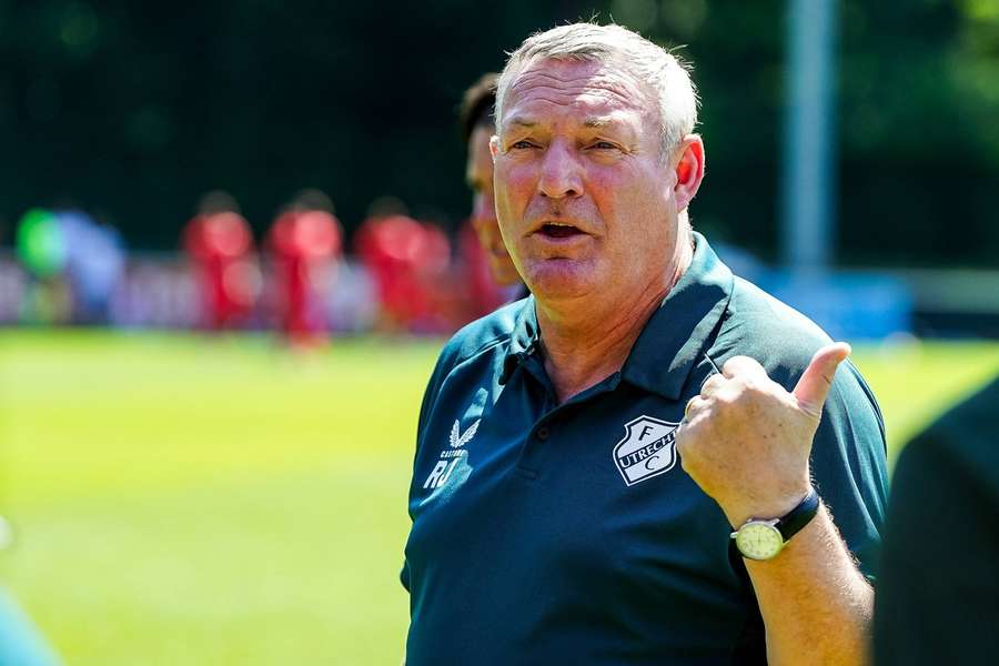 Ron Jans was happy after FC Utrecht's win over Sheriff Tiraspol