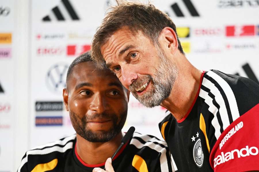 Jonathan Tah and Jurgen Klopp took part in a press conference on Saturday