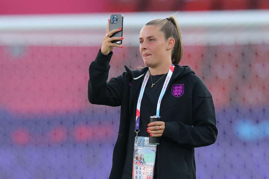 Ella Toone ahead of the France game