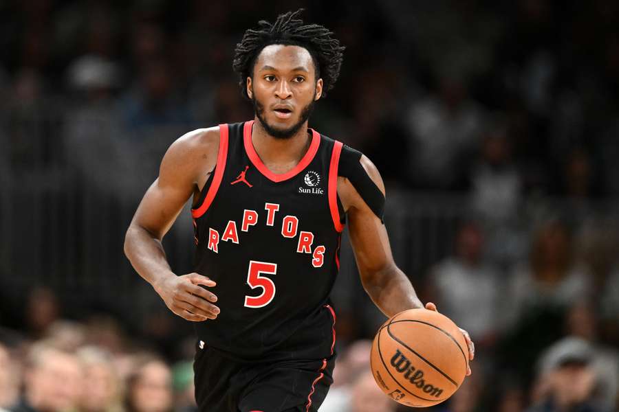 Toronto's Immanuel Quickley in action