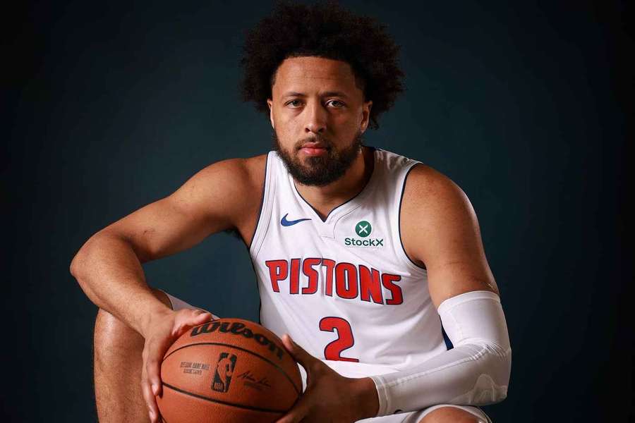 Cade Cunningham during media day Cade Cunningham during media day