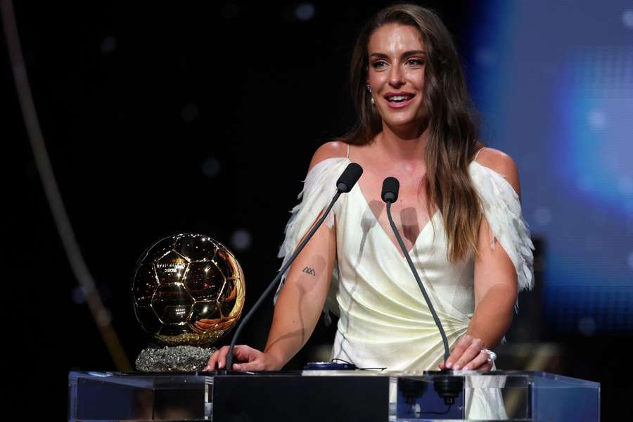 Putellas during her speech