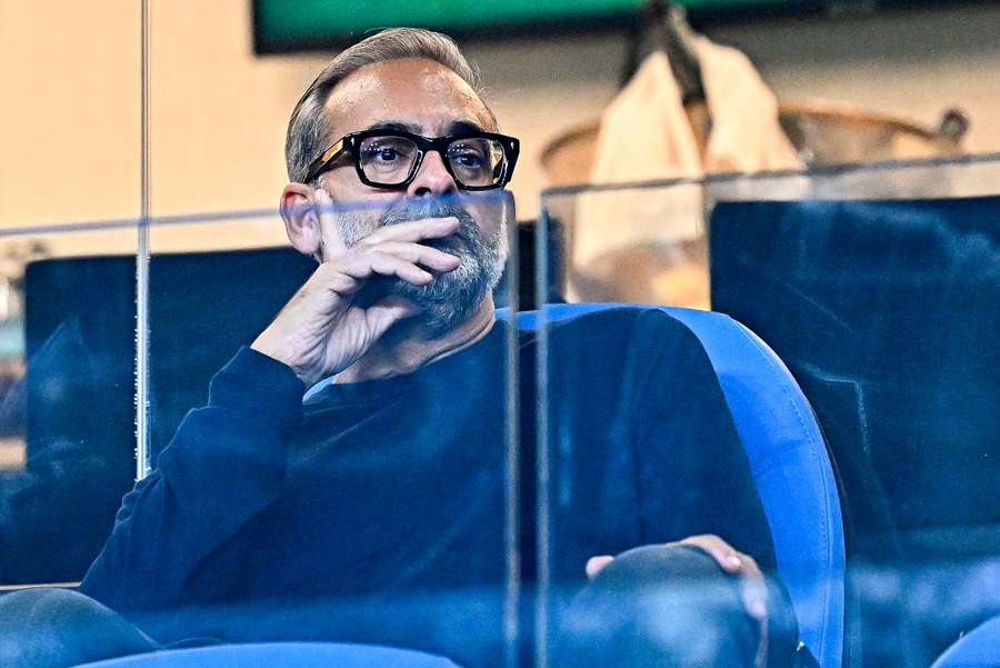 Andres Blazquez looks on as Genoa play in Serie A Andres Blazquez looks on as Genoa play in Serie A