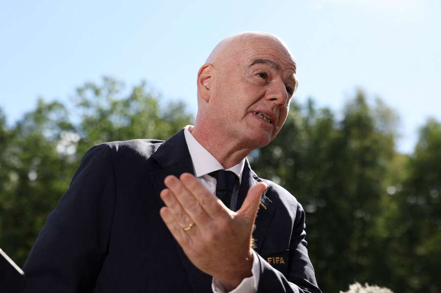 FIFA president Gianni Infantino FIFA president Gianni Infantino