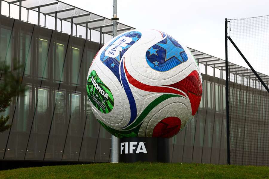 The official World Cup ball - the 'Tronda'