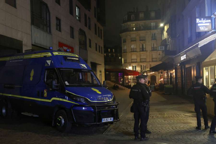 There has been a strong police presence in Paris