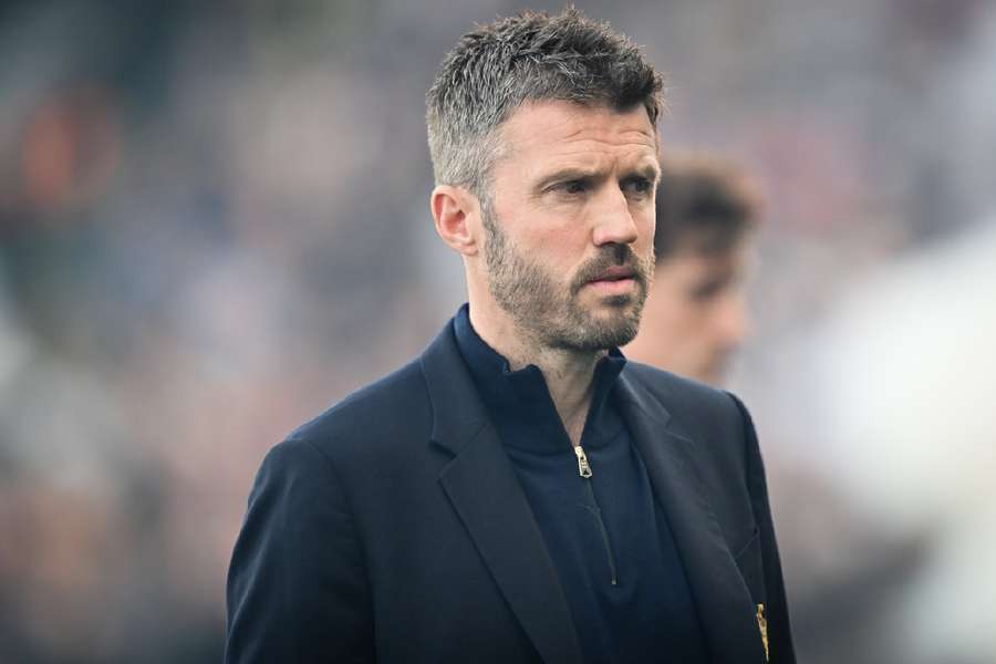 Carrick on the touchline Carrick on the touchline