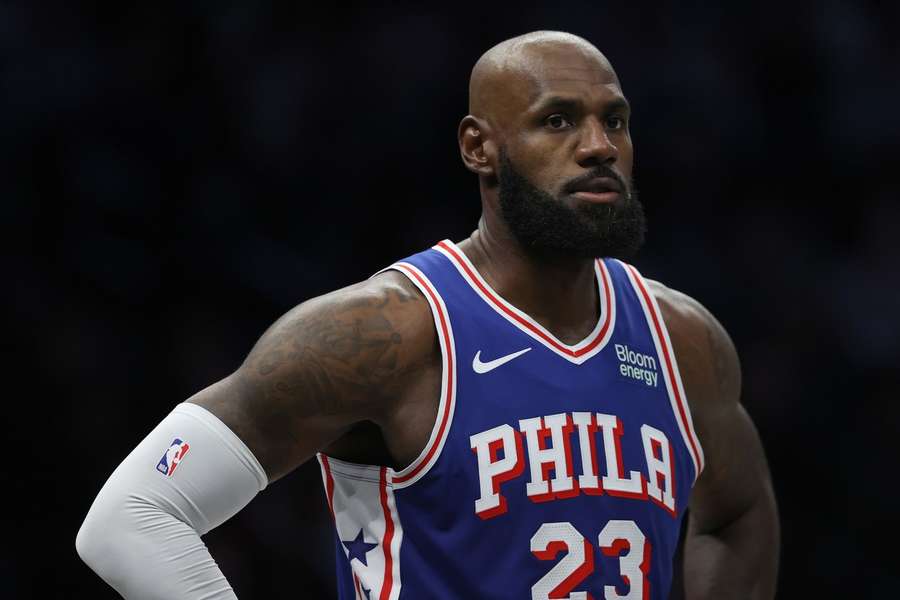 LeBron James will suit up for the Philadelphia 76ers for the first time in the NBA LeBron James will suit up for the Philadelphia 76ers for the first time in the NBA