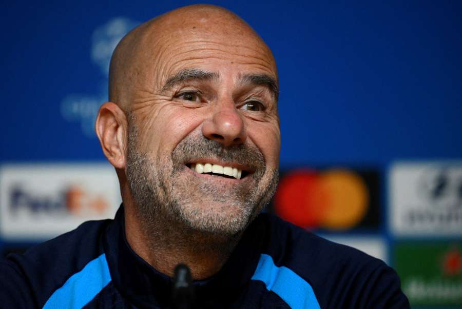 PSV manager Peter Bosz PSV manager Peter Bosz