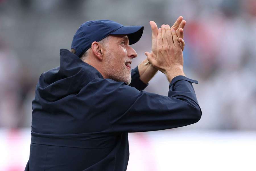 England boss Tuchel applauds the supporters England boss Tuchel applauds the supporters