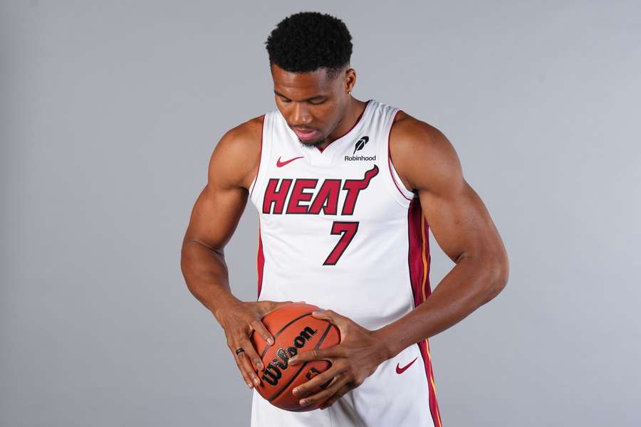 Giannis during media day Giannis during media day