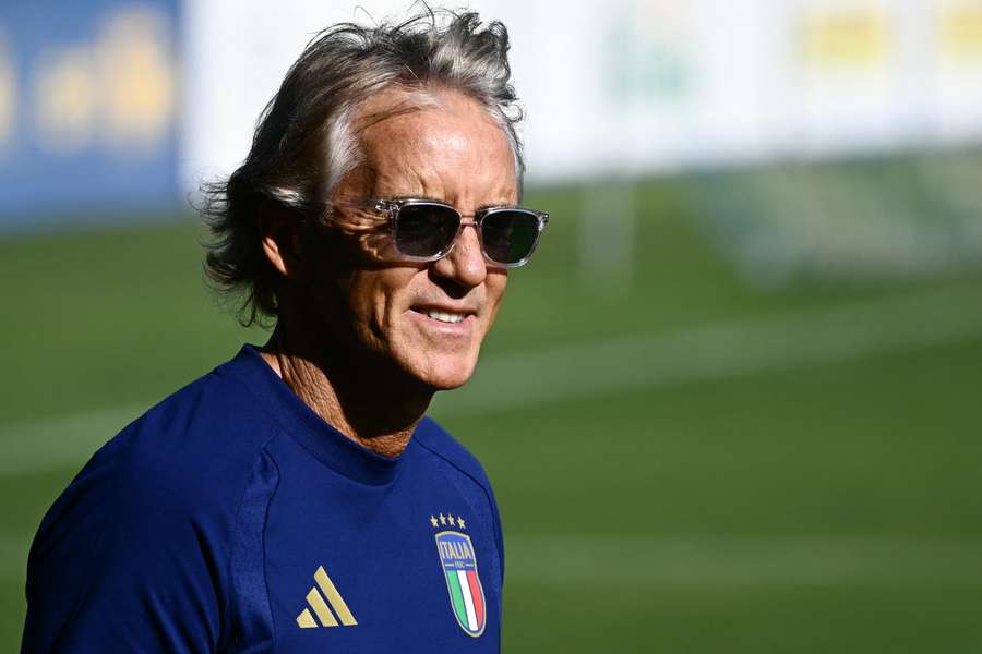 Roberto Mancini leads Italy for the second time.