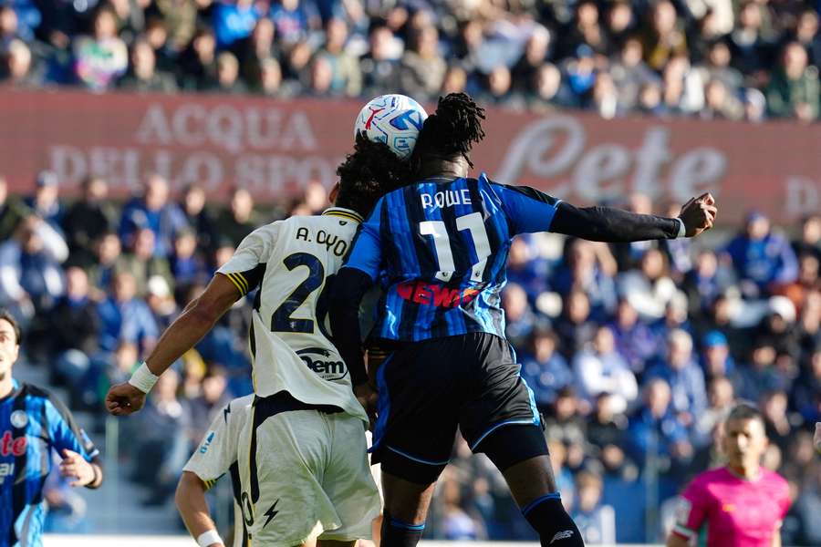 Atalanta and Frosinone drew 4-4 on Sunday