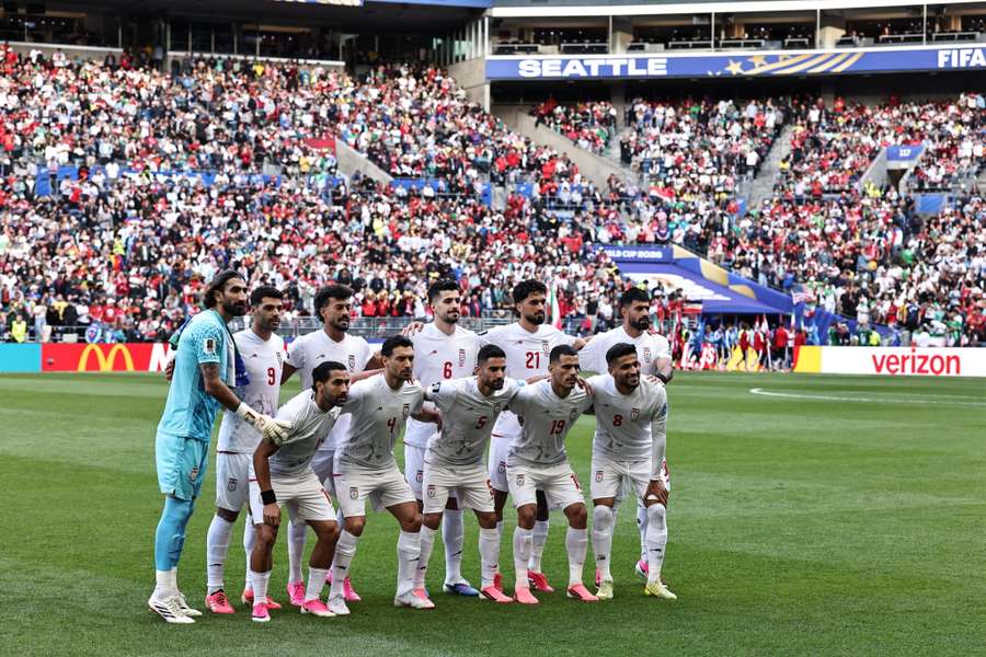 Iran during their World Cup match against Egypt Iran during their World Cup match against Egypt
